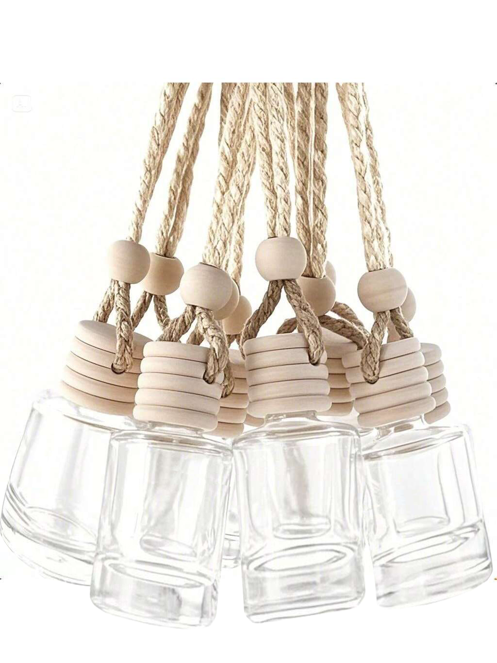 Fragrance World Perfume - 20pcs Hanging Car Freshener Empty Clear