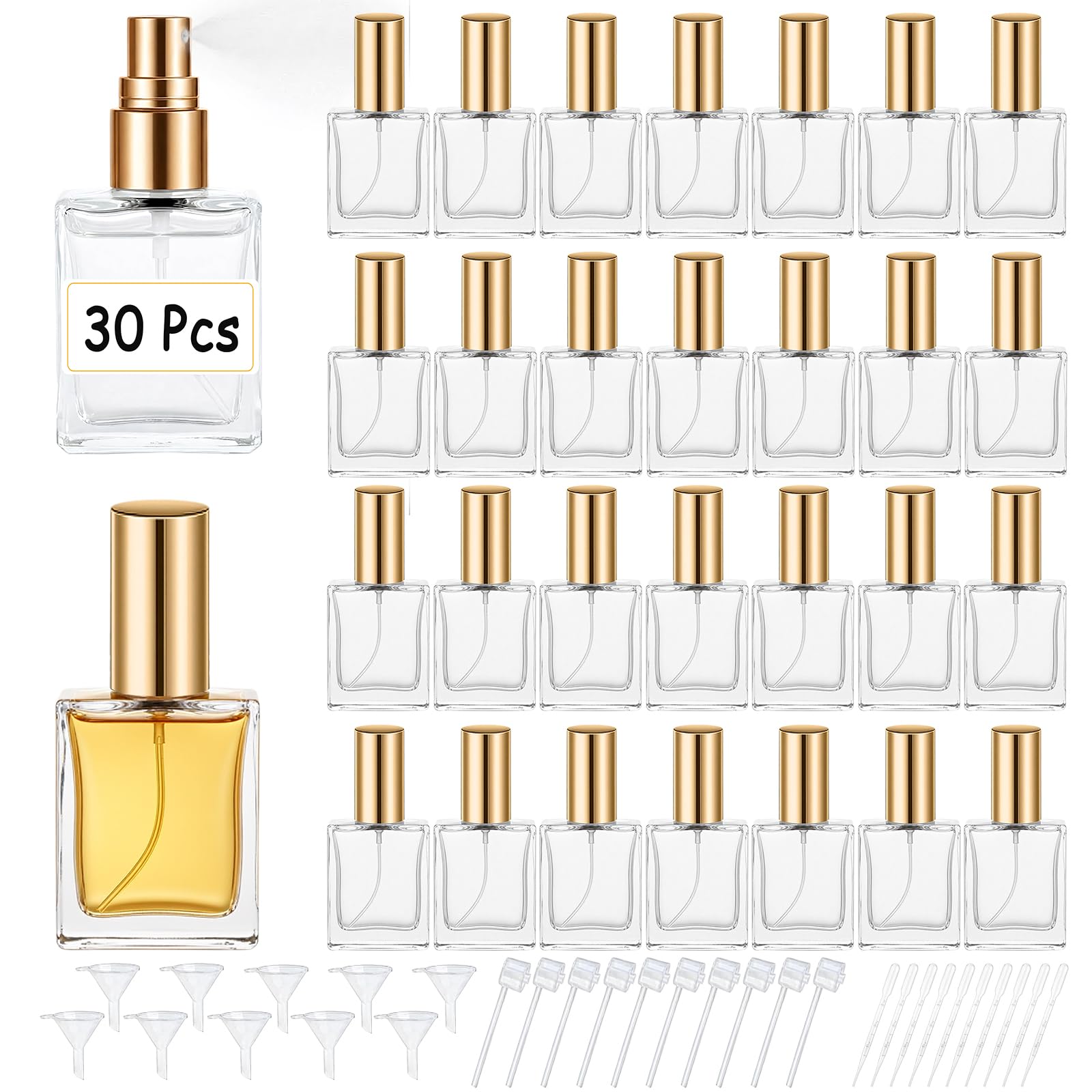 High quality 30 15ml clear gla - Perfume Fragrance Gallon recension och pris