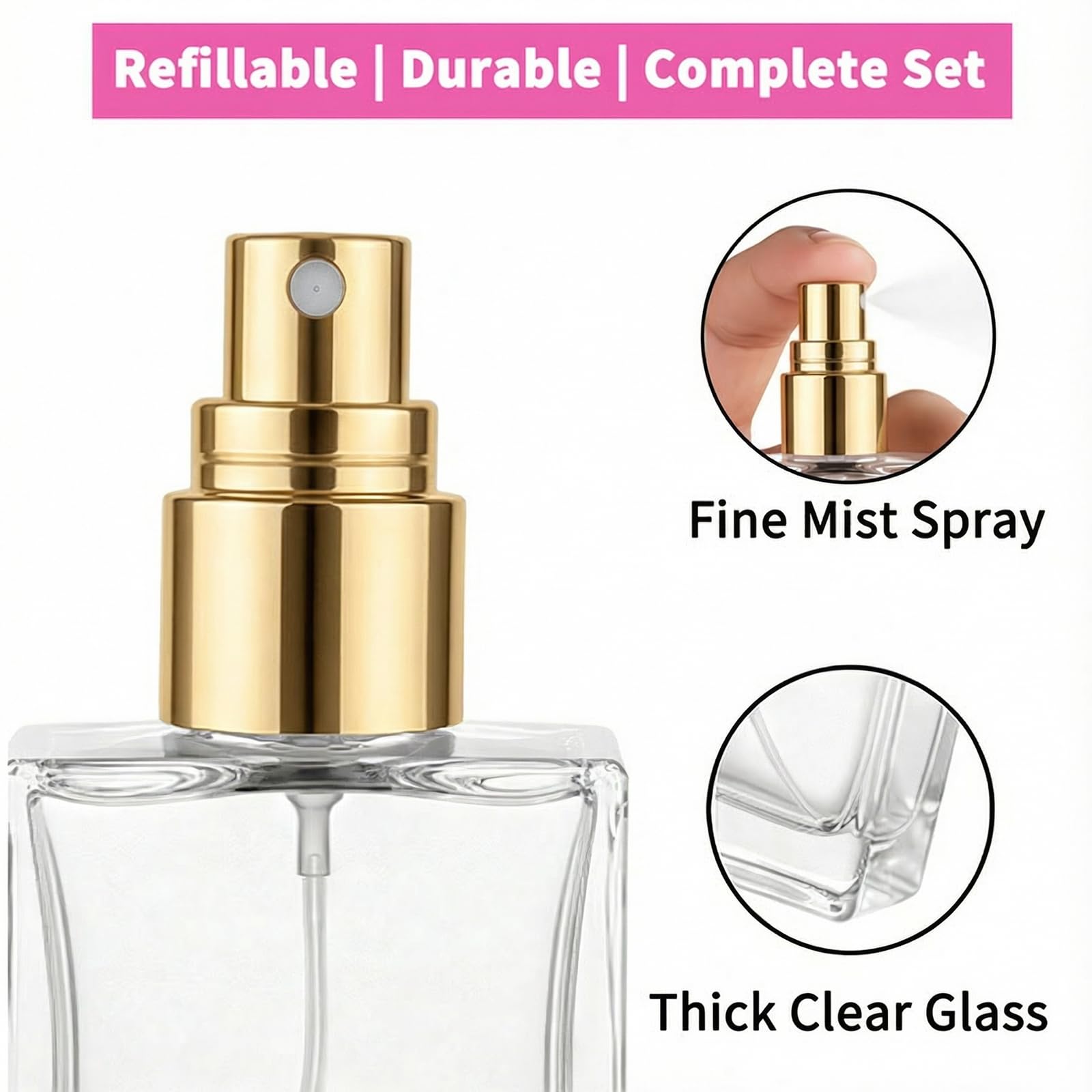 High quality 30 15ml clear gla - Perfume Fragrance Gallon recension och pris