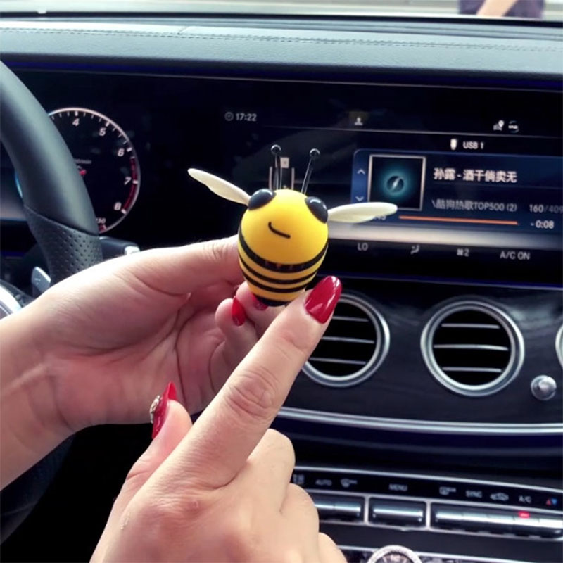 New Cute Bee Car Air Freshener - Perfume Fragrance Time recension och pris